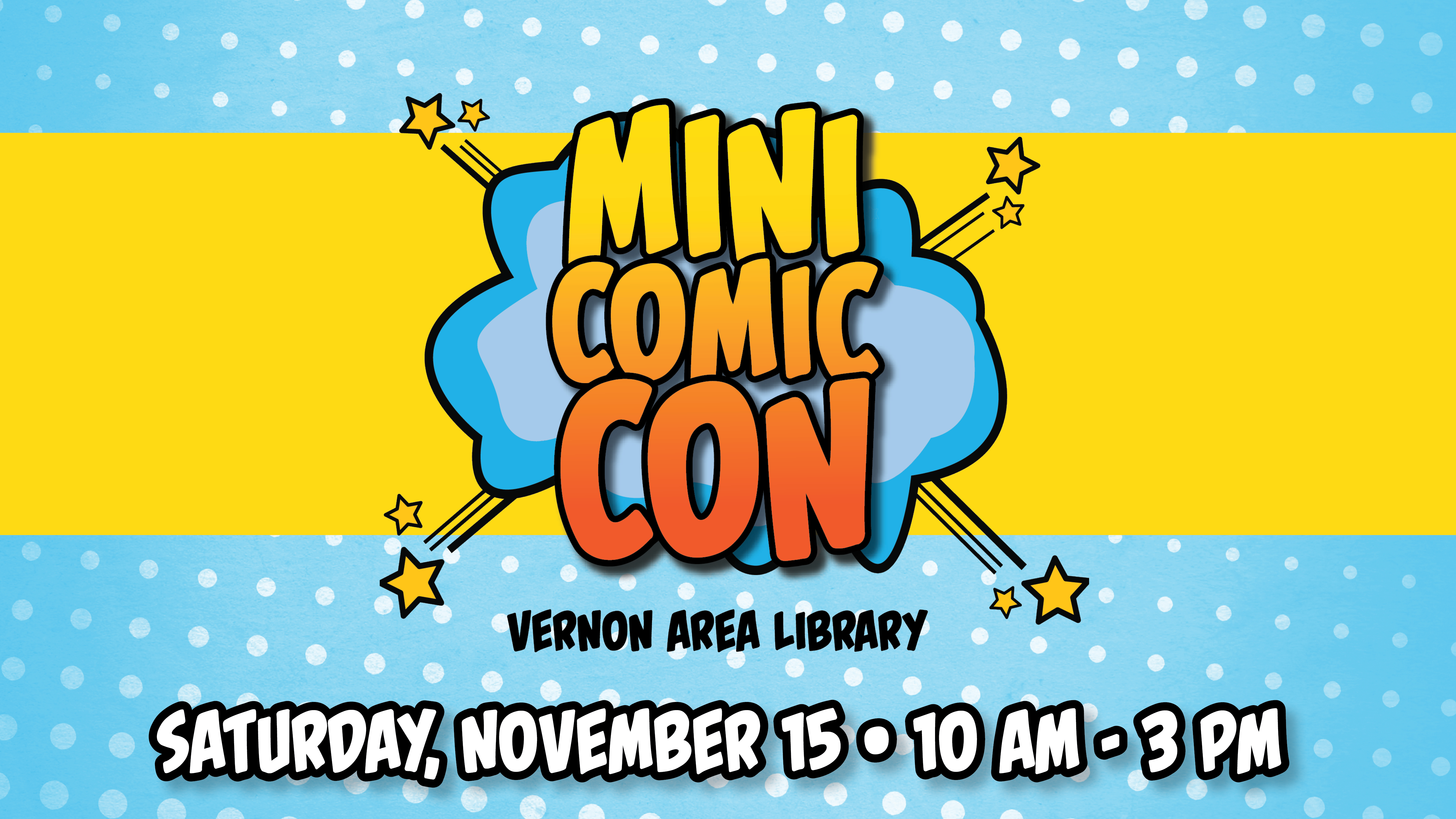 Mini Comic Con at Vernon Area Public Library in Lincolnshire